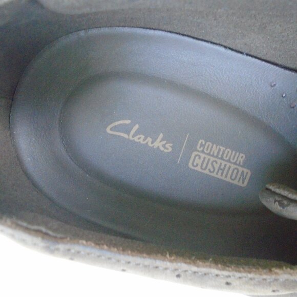 Clarks Mens Streethillace Low Leather Oxford Shoes Size 11.5 Brown